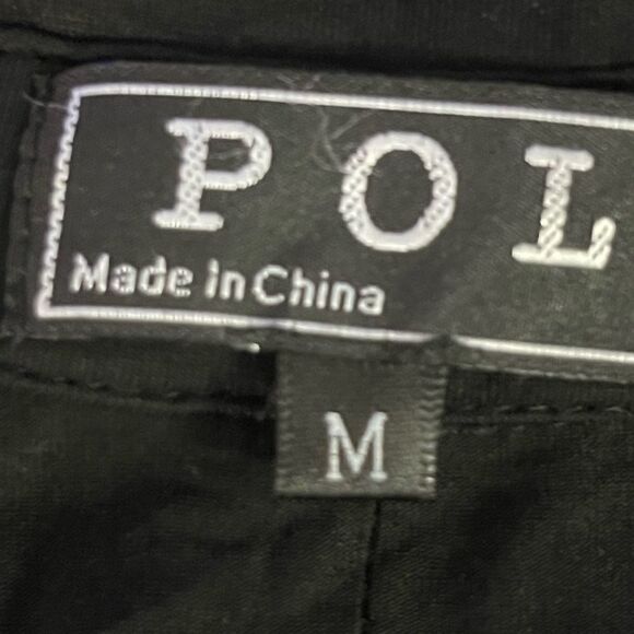 Black Button Down Sleeveless Tunic - Picture 9 of 10